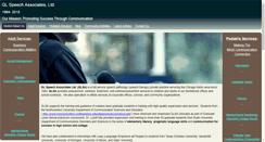 Desktop Screenshot of glspeech.com