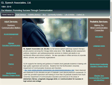Tablet Screenshot of glspeech.com